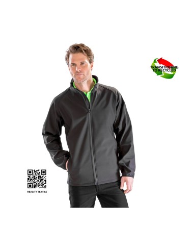 R-R231M-Men's Printable Softshell Jacket with Recycled Fleece Inner